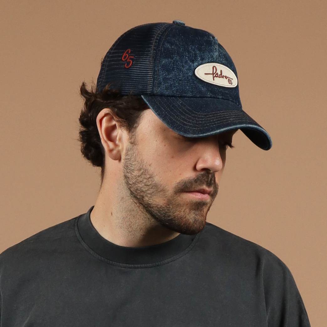 Denim Patchwork Club Cap