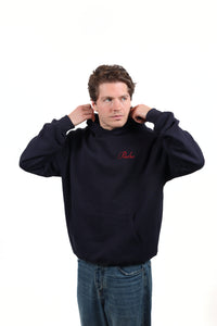 Script Hoodie – Midnight Navy