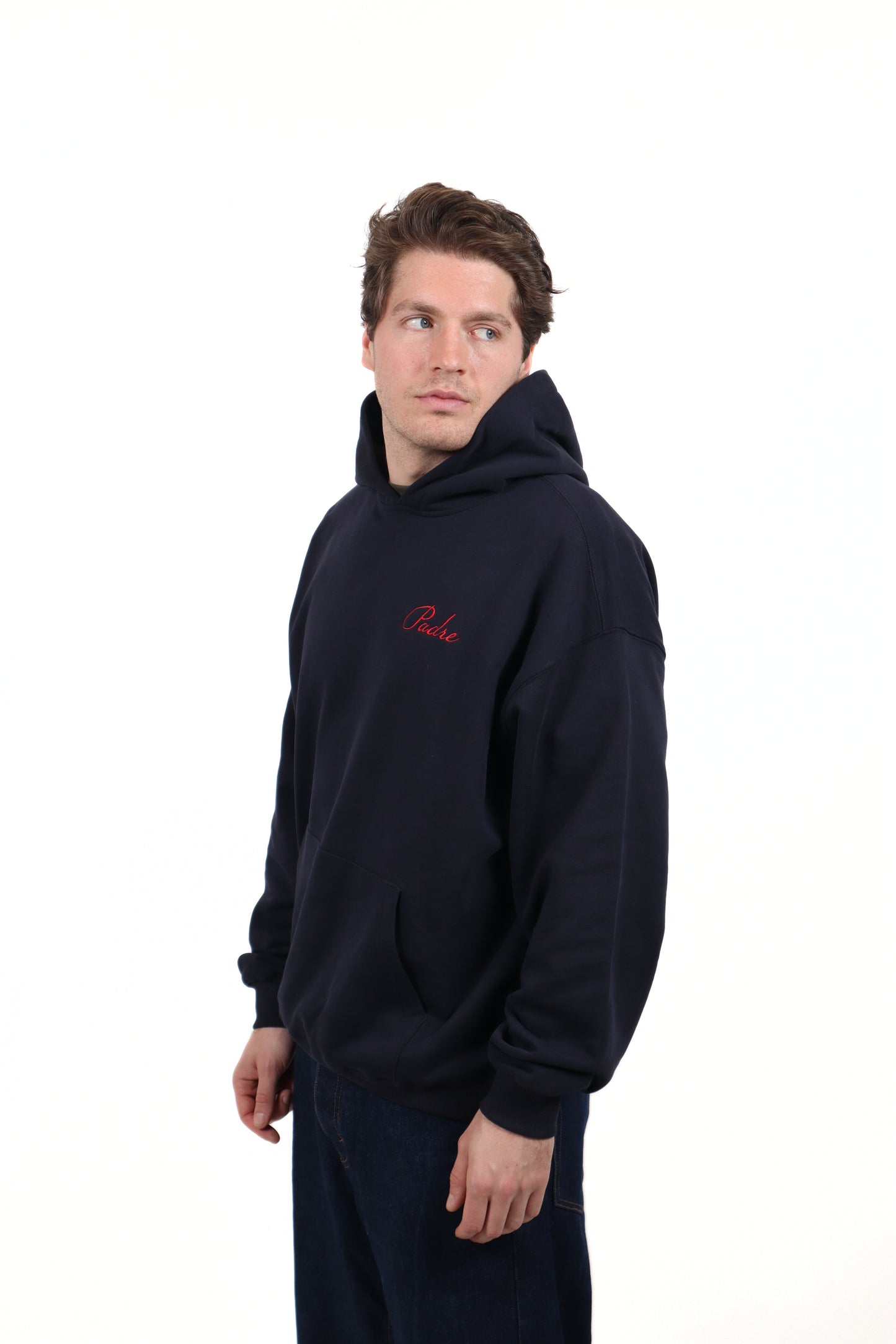 Script Hoodie – Midnight Navy