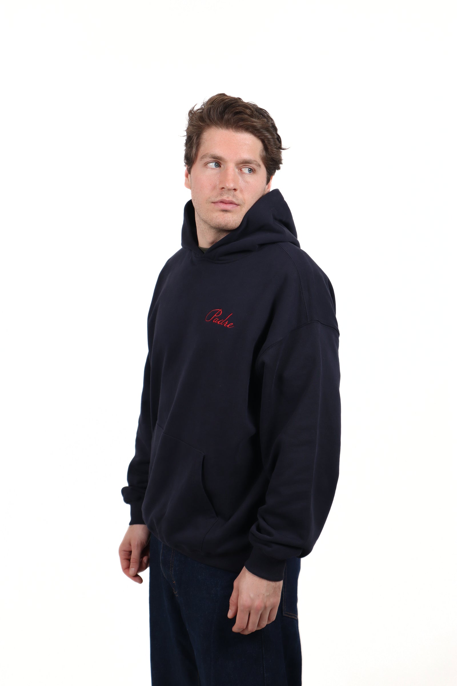 Script Hoodie – Midnight Navy